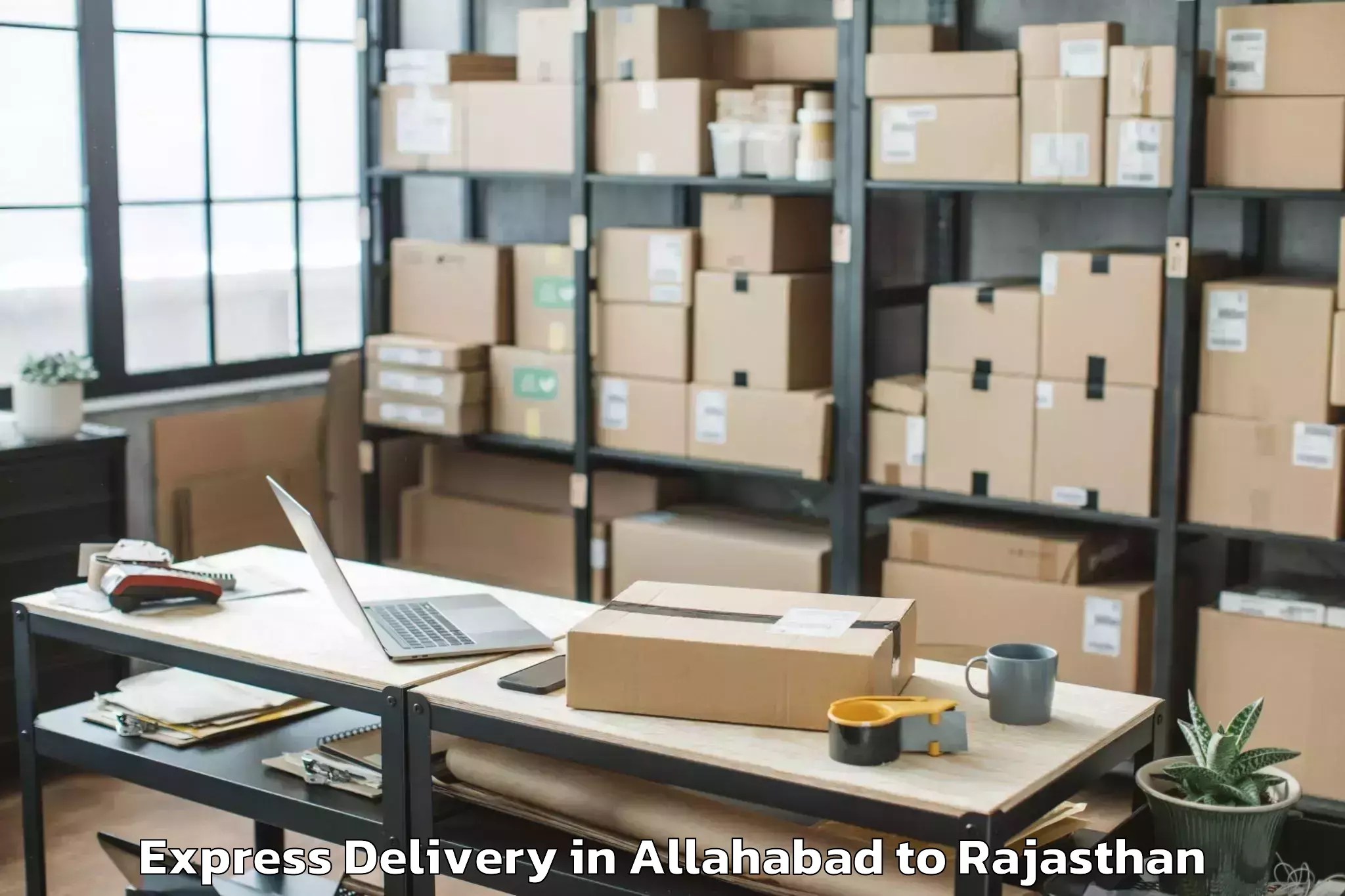 Efficient Allahabad to Rajgarh Rajasthan Express Delivery